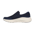 Navy - Back - Skechers Mens 2.0 Vallo Arch Fit Loafers