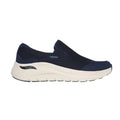 Navy - Side - Skechers Mens 2.0 Vallo Arch Fit Loafers