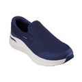 Navy - Front - Skechers Mens 2.0 Vallo Arch Fit Loafers