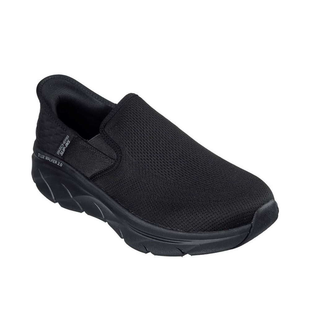 Black - Front - Skechers Mens D´Lux Walker 2.0 Reeler Loafers