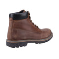Brown - Back - Cotswold Mens Pitchcombe Leather Waterproof Ankle Boots