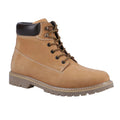 Tan - Front - Cotswold Mens Pitchcombe Leather Waterproof Ankle Boots