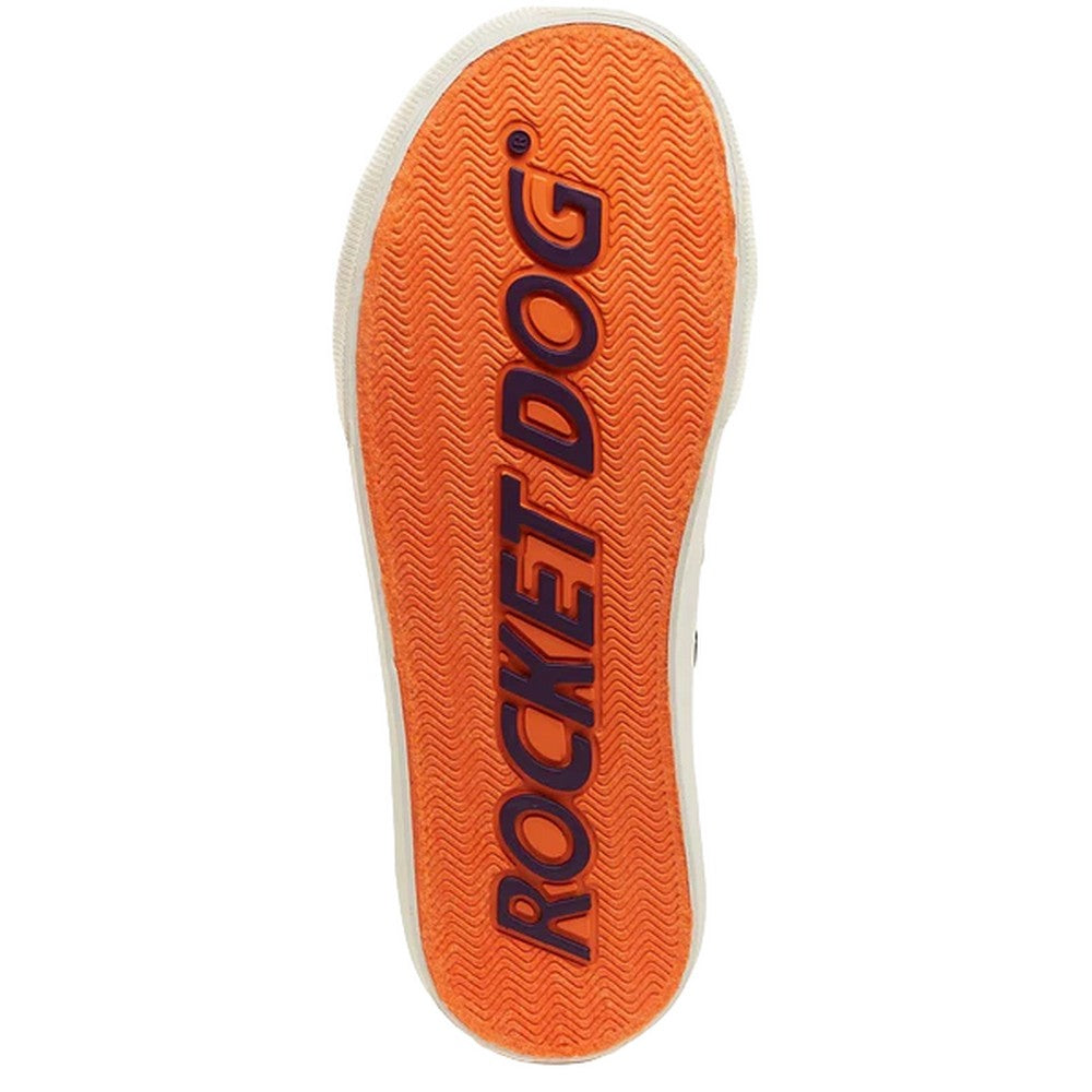 White - Close up - Rocket Dog Womens-Ladies Jazzin Plus Trainers
