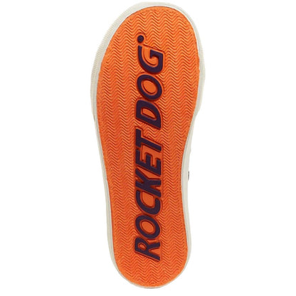 White - Close up - Rocket Dog Womens-Ladies Jazzin Plus Trainers