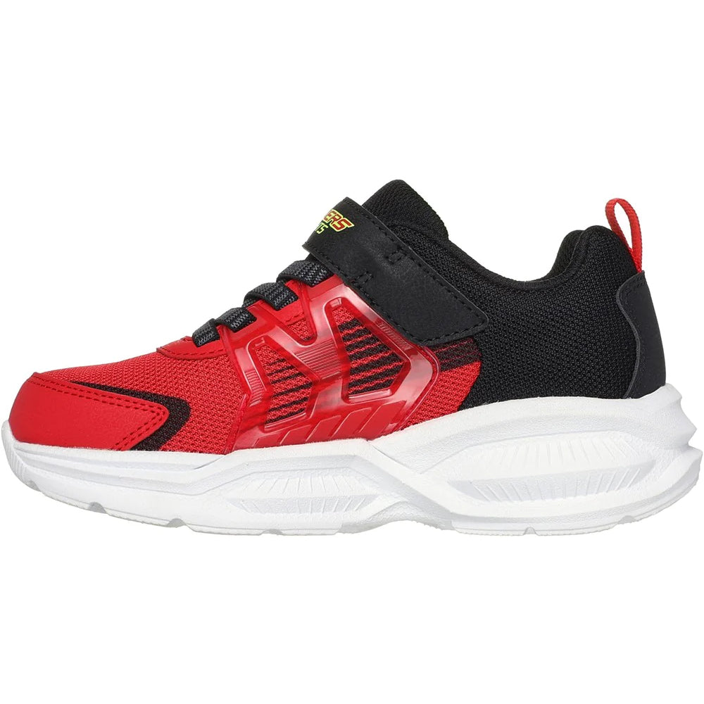 Red-Black - Back - Skechers Boys S Lights: Prismatrons Trainers