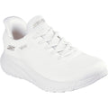Off White - Front - Skechers Womens-Ladies Bobs Sport Squad Chaos Trainers