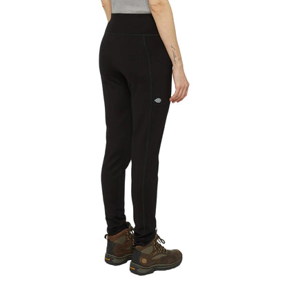 Black - Back - Dickies Workwear Womens-Ladies Double Pocket Leggings
