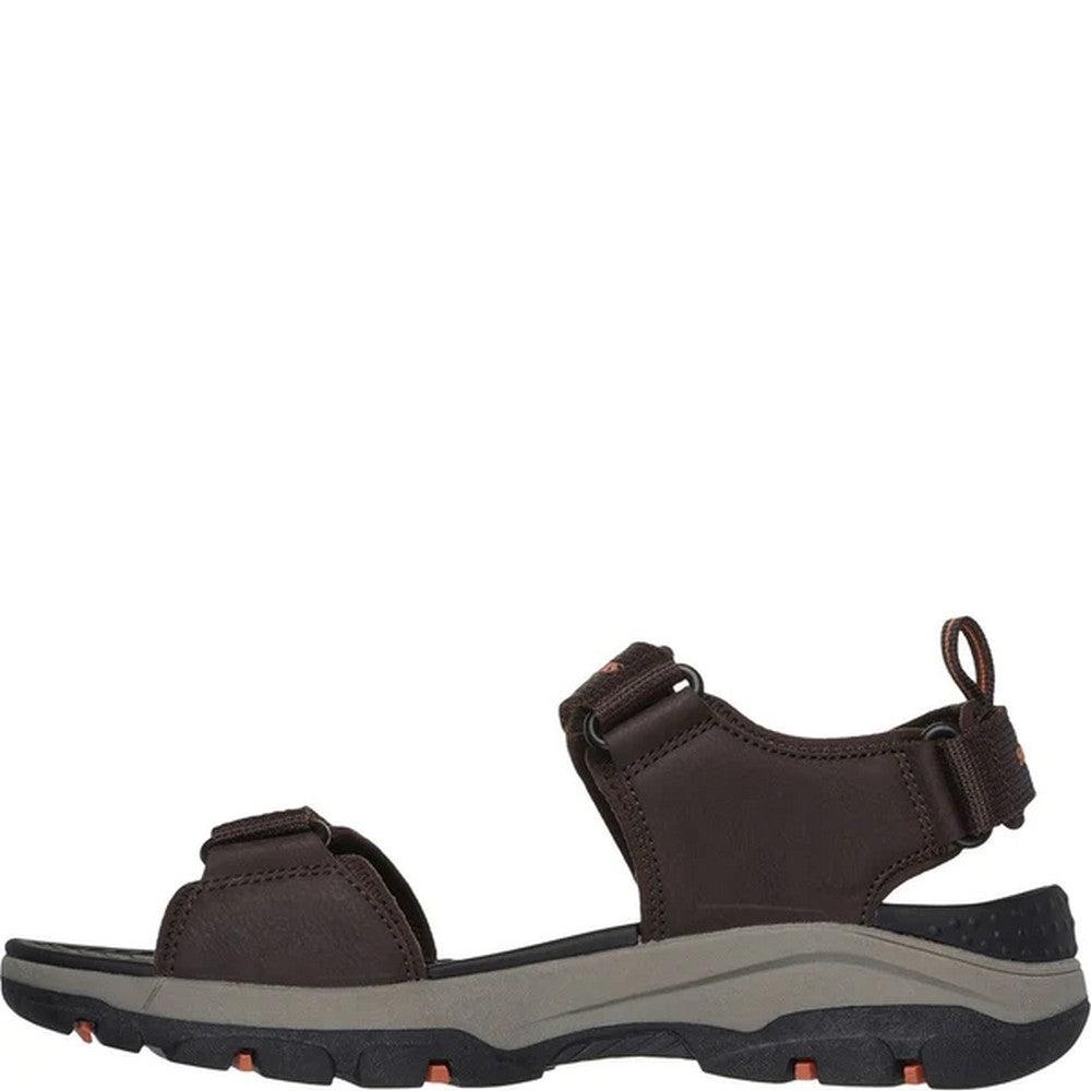 Chocolate - Pack Shot - Skechers Mens Tresmen Ryer Sandals