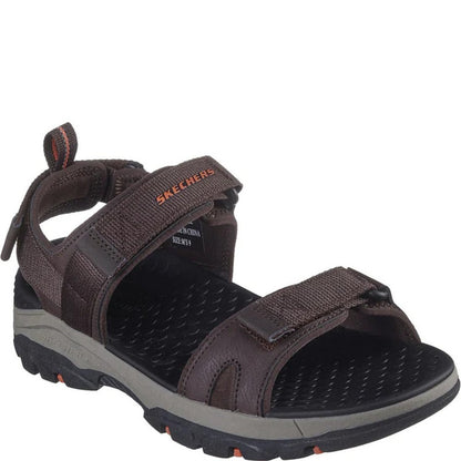 Chocolate - Front - Skechers Mens Tresmen Ryer Sandals