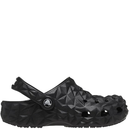 Black - Lifestyle - Crocs Childrens-Kids Classic Geometric Clogs