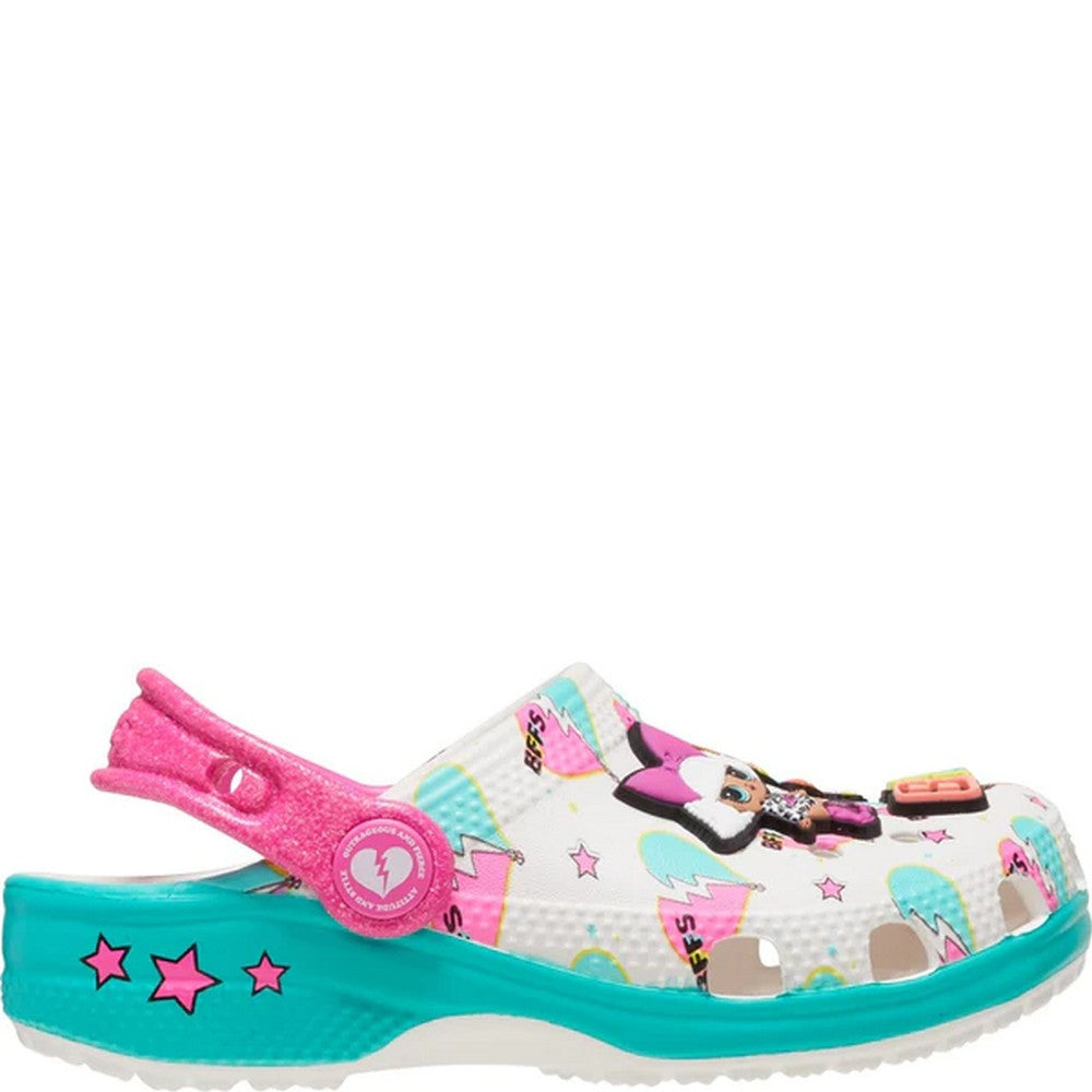 White-Multicoloured - Lifestyle - Crocs Childrens-Kids BFF LOL Surprise Clogs