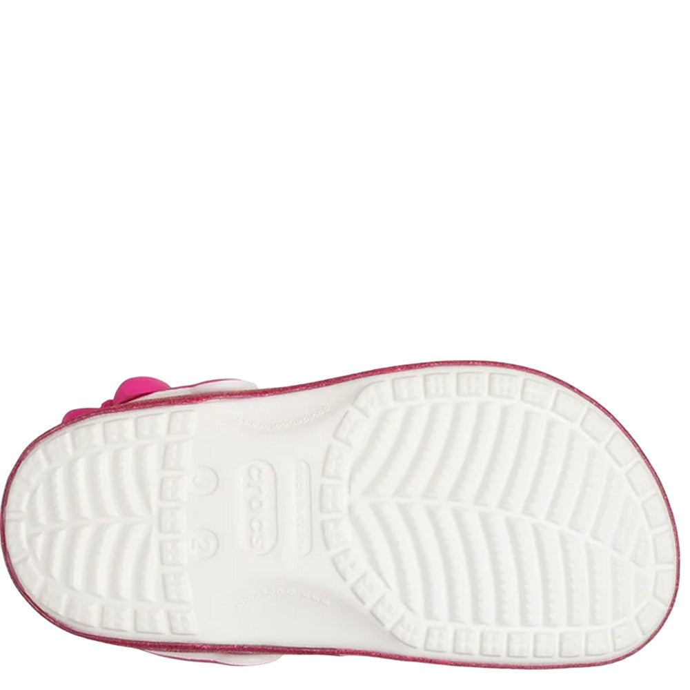 White - Side - Crocs Childrens-Kids Diva LOL Surprise Clogs