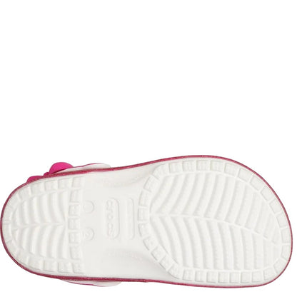White - Side - Crocs Childrens-Kids Diva LOL Surprise Clogs