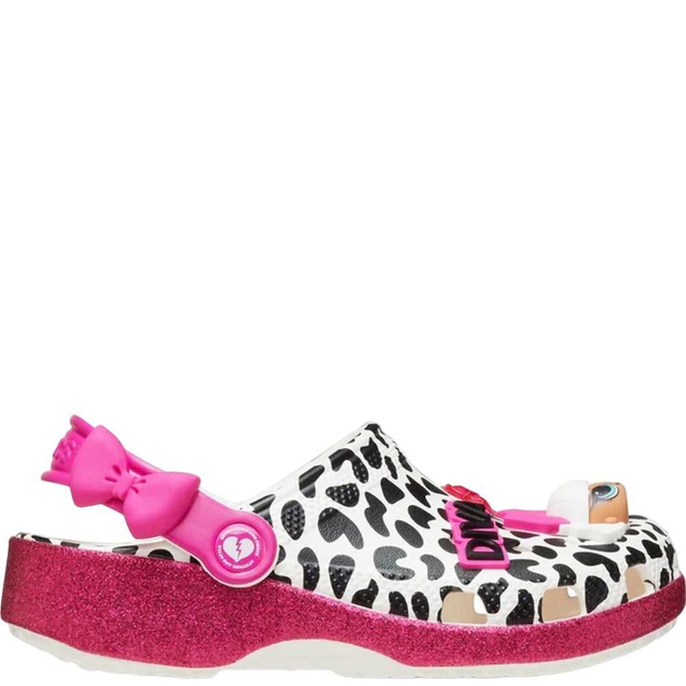 White - Lifestyle - Crocs Childrens-Kids Diva LOL Surprise Clogs