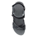 Black-Charcoal - Side - Hi-Tec Womens-Ladies Savanna II Sandals