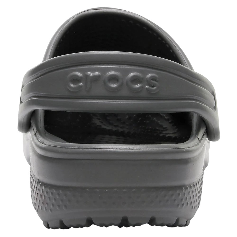 Slate Grey - Back - Crocs Toddler Classic Clogs