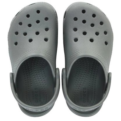 Slate Grey - Side - Crocs Toddler Classic Clogs