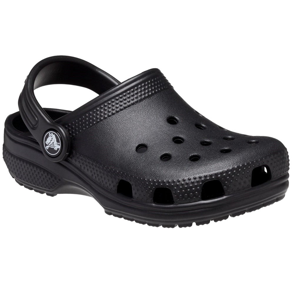 Black - Front - Crocs Toddler Classic Clogs