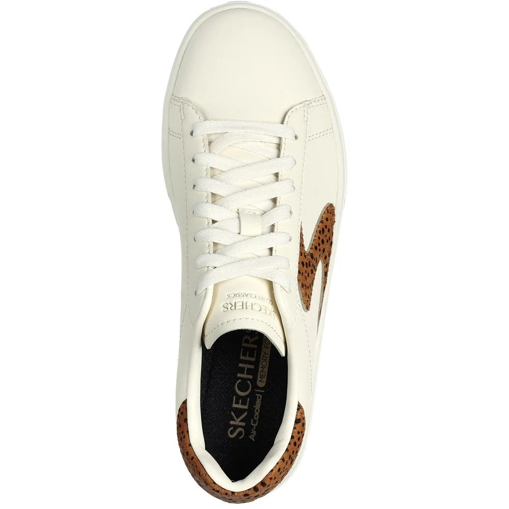 Natural-Brown - Side - Skechers Womens-Ladies Eden LX - Feeling Fierce Trainers