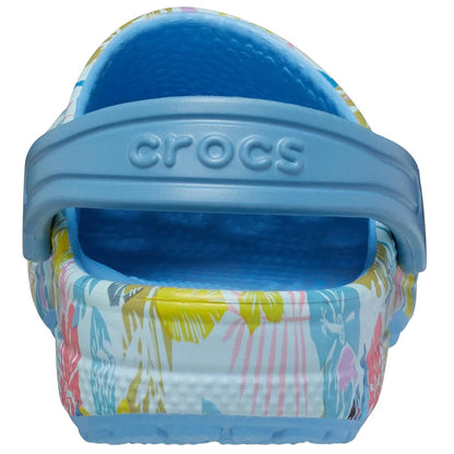 Oxygen Blue - Back - Crocs Toddler Stitch Clogs