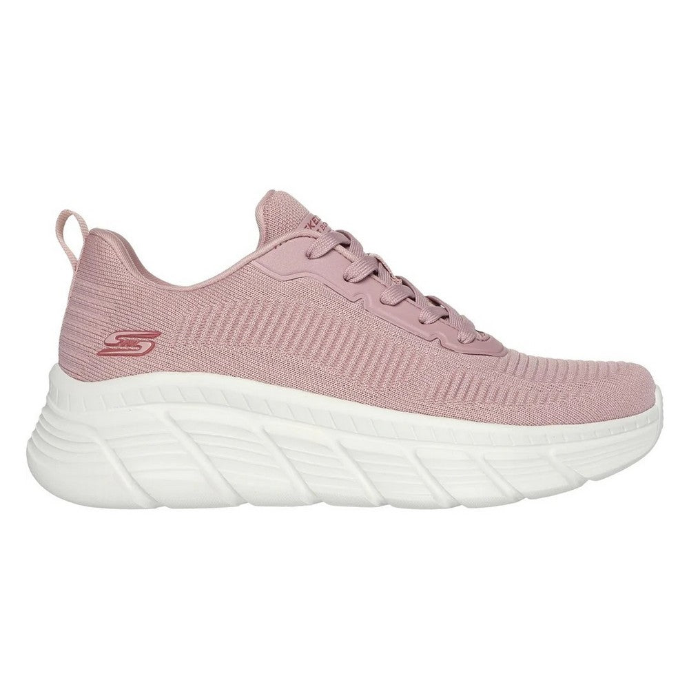 Blush - Back - Skechers Womens-Ladies Bobs B Flex Hi Flying Trainers