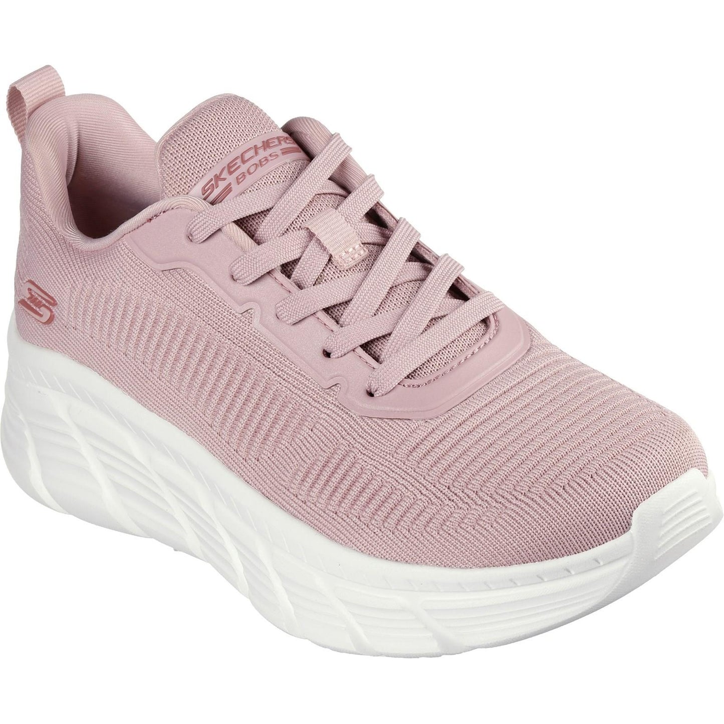 Blush - Front - Skechers Womens-Ladies Bobs B Flex Hi Flying Trainers
