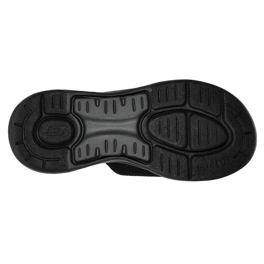Black - Side - Skechers Womens-Ladies Go Walk Joyful Arch Fit Sandals