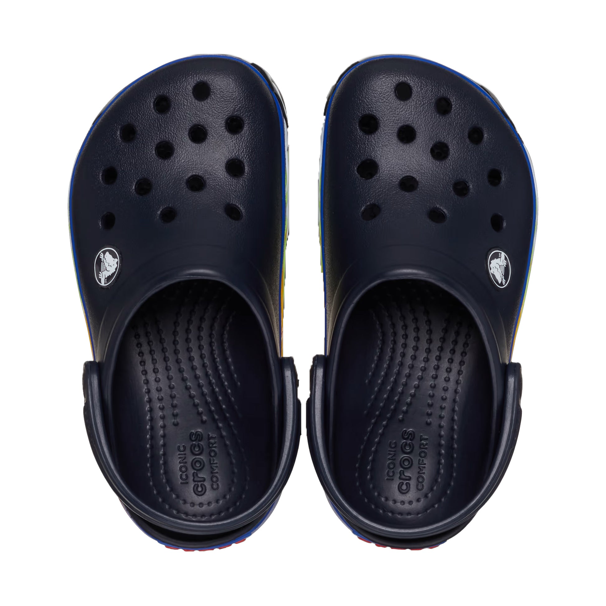 Deep Navy - Lifestyle - Crocs Childrens-Kids Crosband Flames Clogs