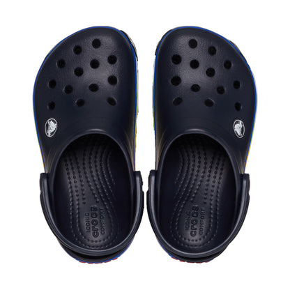 Deep Navy - Lifestyle - Crocs Childrens-Kids Crosband Flames Clogs