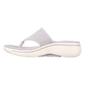 Lilac - Back - Skechers Womens-Ladies Go Walk Arch Fit Spellbound Flip Flops
