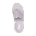 Lilac - Lifestyle - Skechers Womens-Ladies Go Walk Arch Fit Spellbound Flip Flops