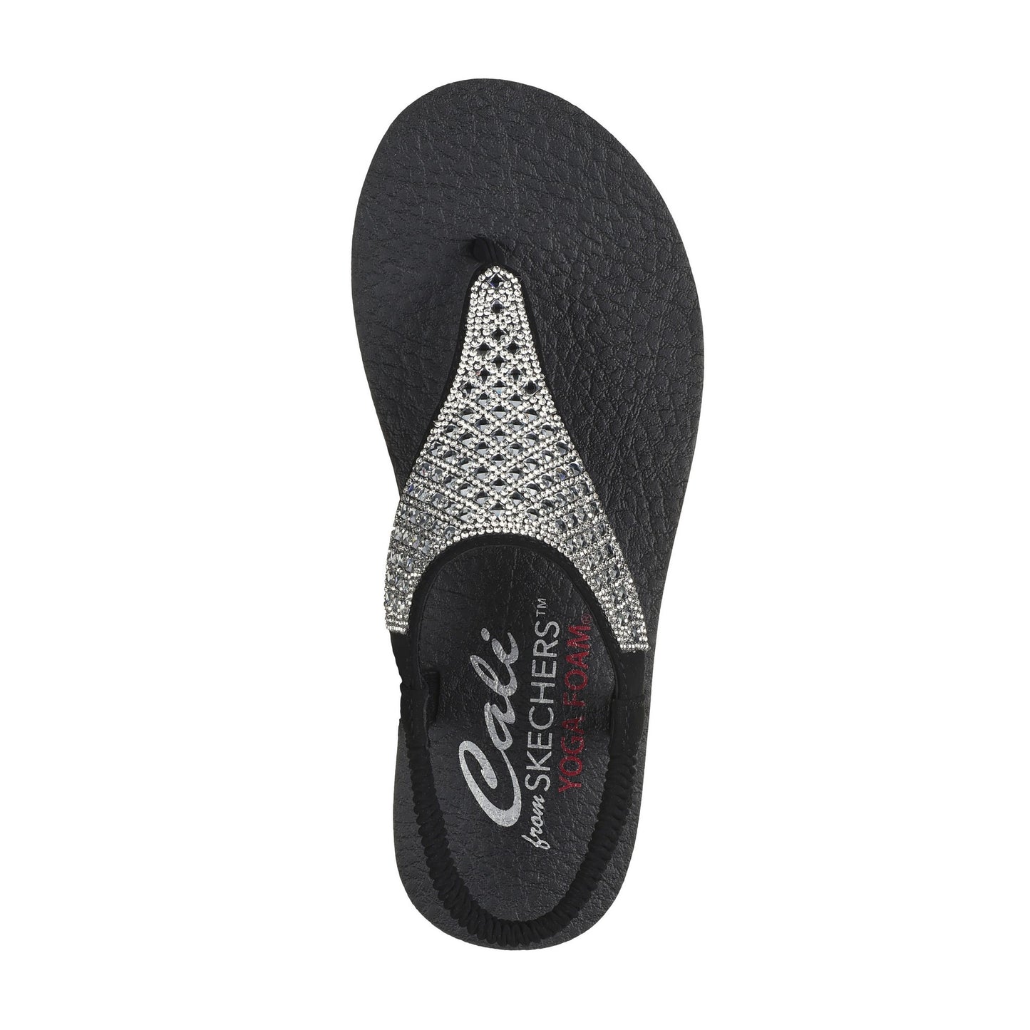 Black - Lifestyle - Skechers Womens-Ladies Meditation - Rockstar Flip Flops