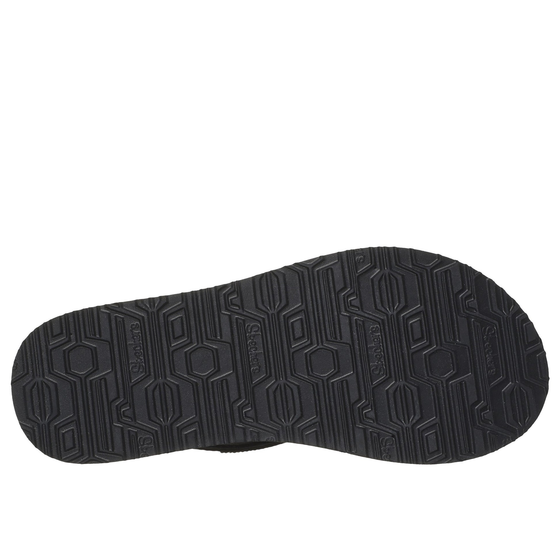 Black - Pack Shot - Skechers Womens-Ladies Meditation - Rockstar Flip Flops
