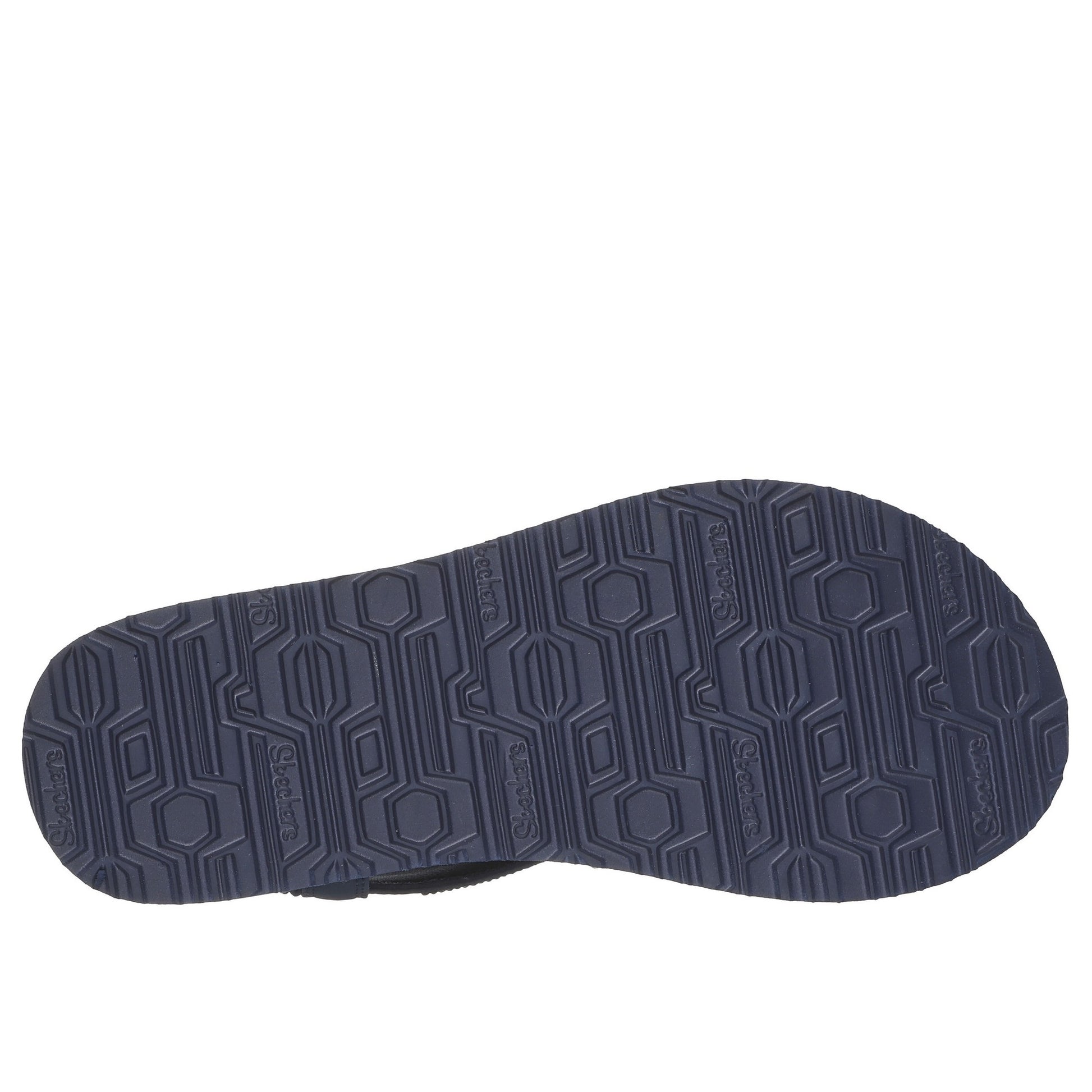Navy - Pack Shot - Skechers Womens-Ladies Meditation - Rockstar Flip Flops