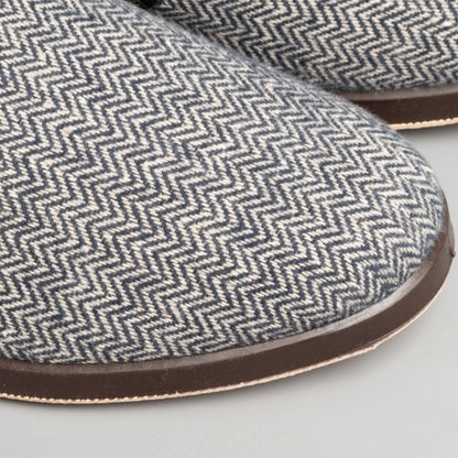 Brown - Pack Shot - GBS Stafford Mens Twin Gusset Slipper - Mens Slippers