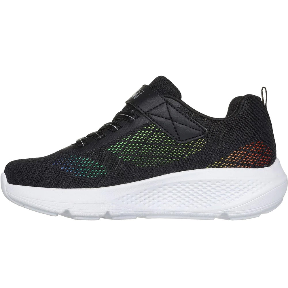 Black - Back - Skechers Girls Go Run Elevate Ombre Sprint Trainers
