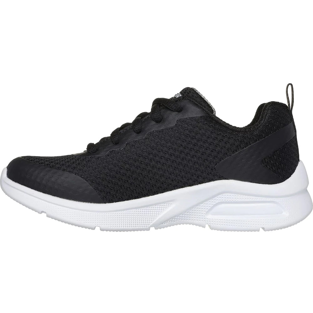 Black - Back - Skechers Boys Microspec Max - Kaptix Trainers