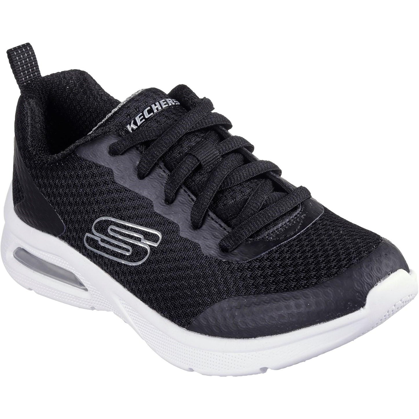 Black - Front - Skechers Boys Microspec Max - Kaptix Trainers