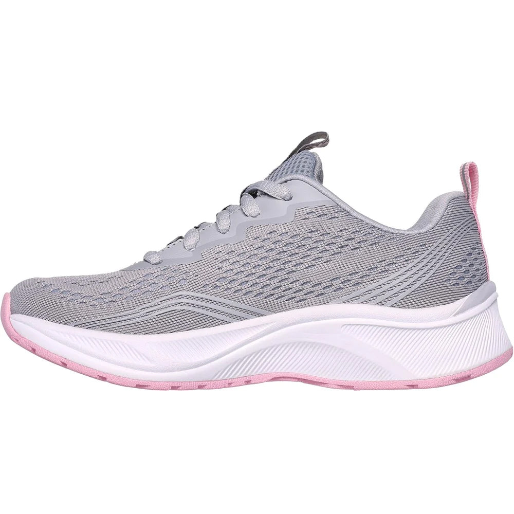 Grey - Back - Skechers Boys Elite Sport- Radiant Squad Trainers