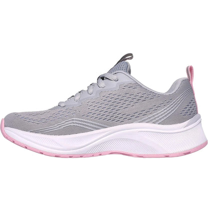 Grey - Back - Skechers Boys Elite Sport- Radiant Squad Trainers