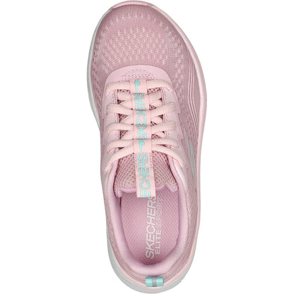 Light Pink - Side - Skechers Boys Elite Sport- Radiant Squad Trainers