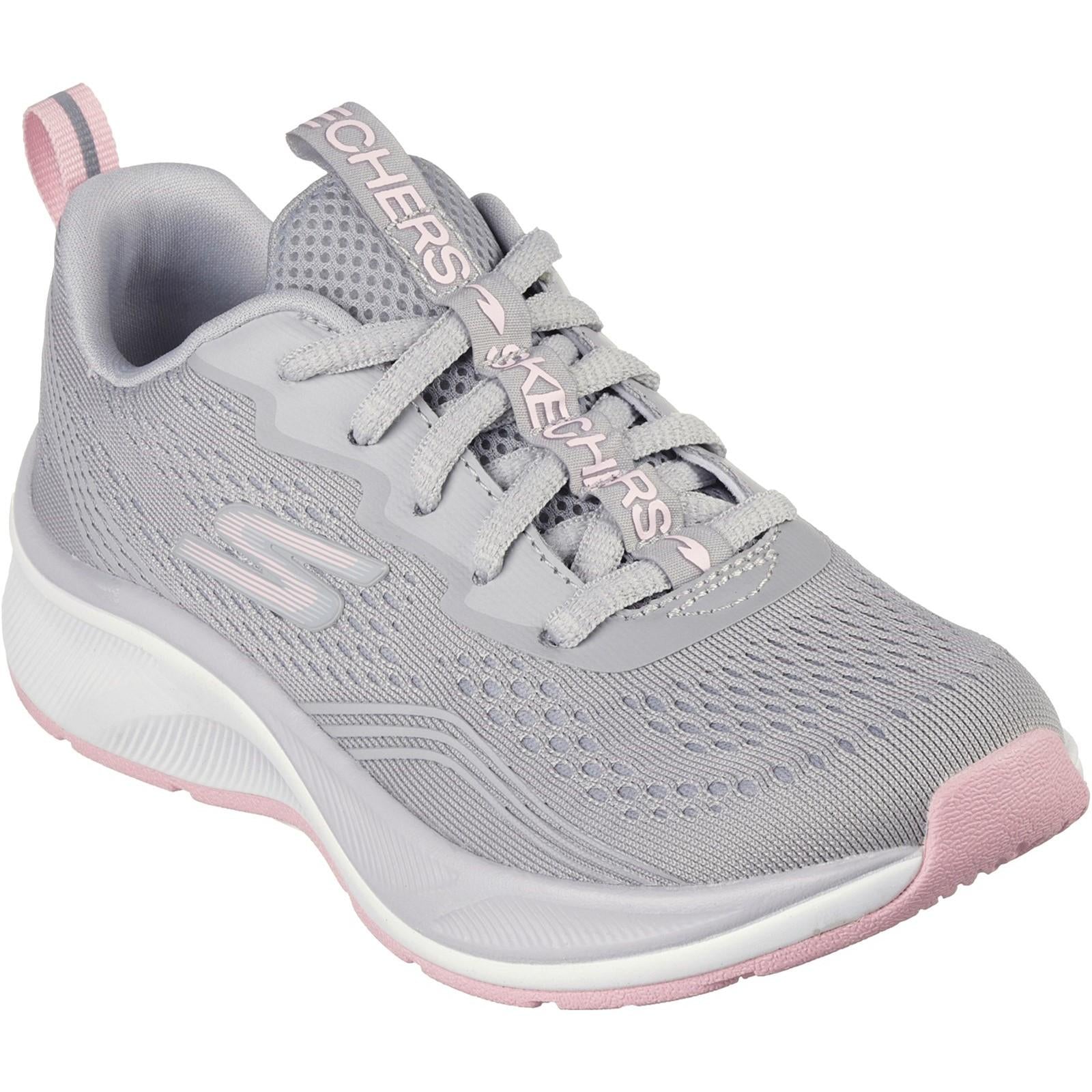 Grey - Front - Skechers Boys Elite Sport- Radiant Squad Trainers