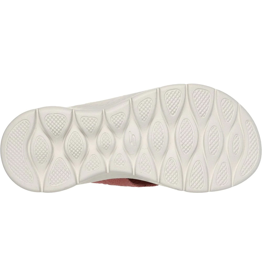 Mauve - Lifestyle - Skechers Womens-Ladies Go Walk Flex Splendour Flip Flops