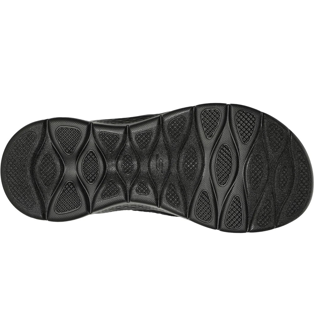 Black - Lifestyle - Skechers Womens-Ladies Go Walk Flex Splendour Flip Flops