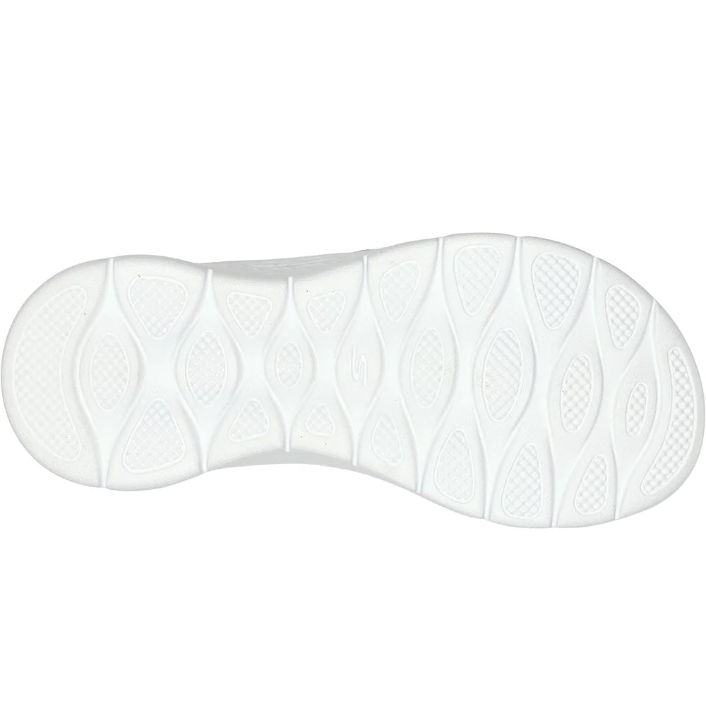 Grey - Lifestyle - Skechers Womens-Ladies Go Walk Flex Splendour Flip Flops
