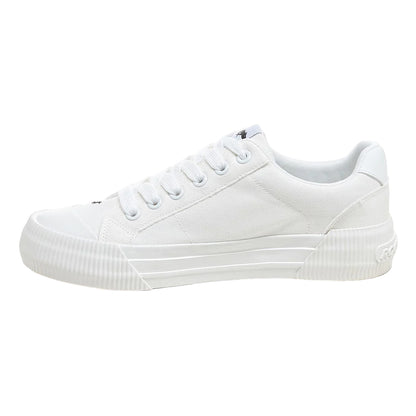 White - Side - Rocket Dog Womens-Ladies Cheery 12A Embroidered Trainers