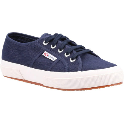 Navy - Front - Superga Womens-Ladies 2750 Cotu Classic Trainers