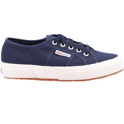 Navy - Side - Superga Womens-Ladies 2750 Cotu Classic Trainers