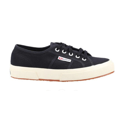 Black - Side - Superga Womens-Ladies 2750 Cotu Classic Trainers