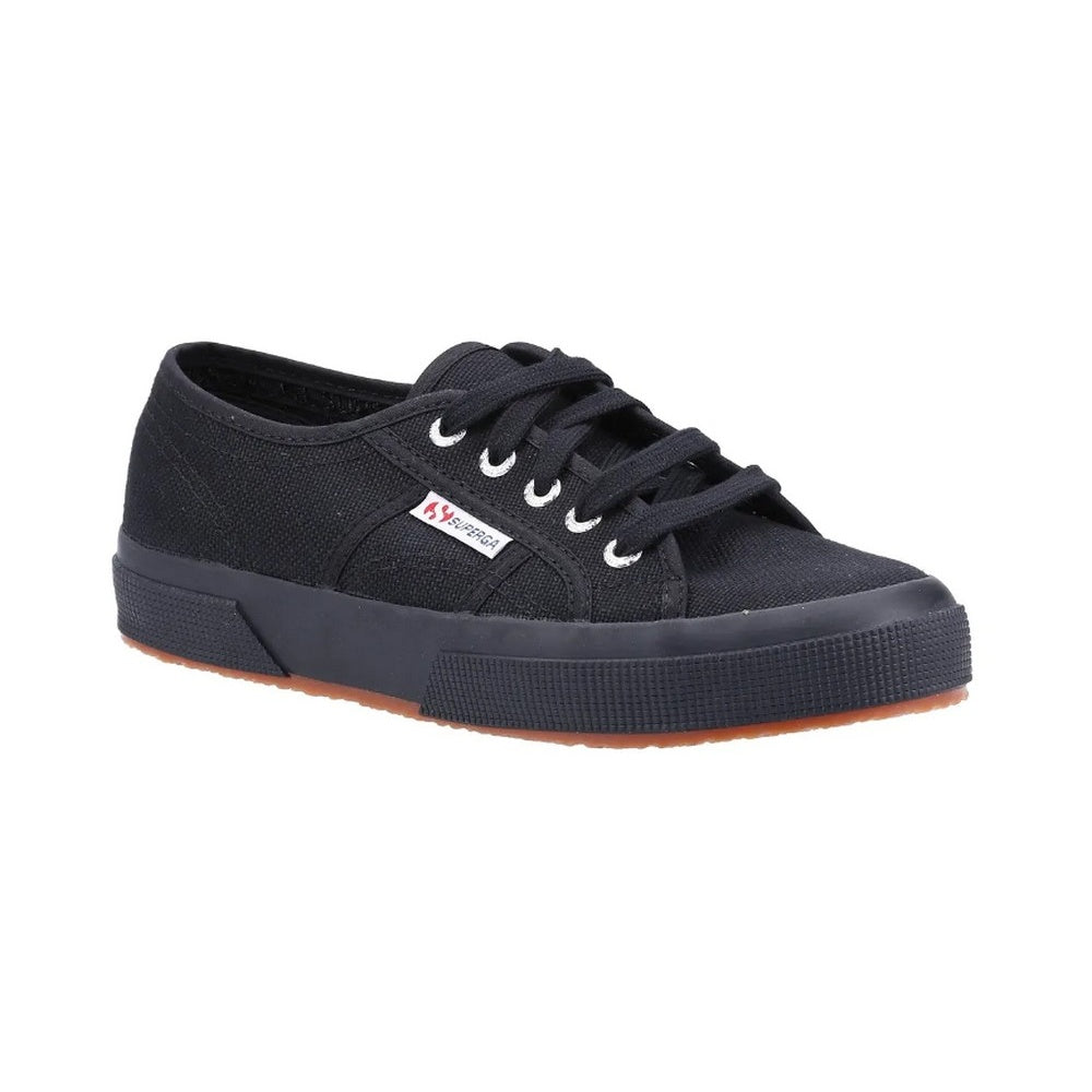 Full Black - Front - Superga Womens-Ladies 2750 Cotu Classic Trainers